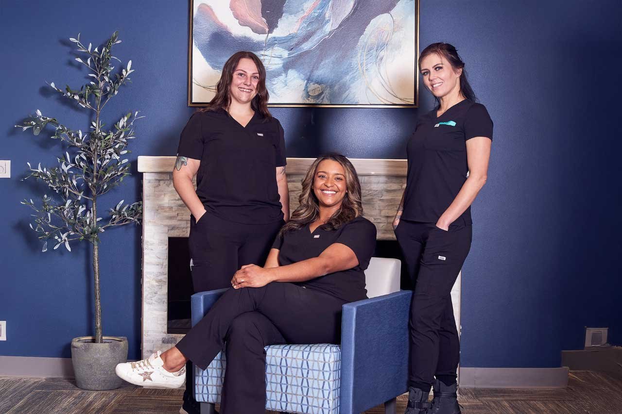 New Age Medspa team in Anchorage welcoming a patient