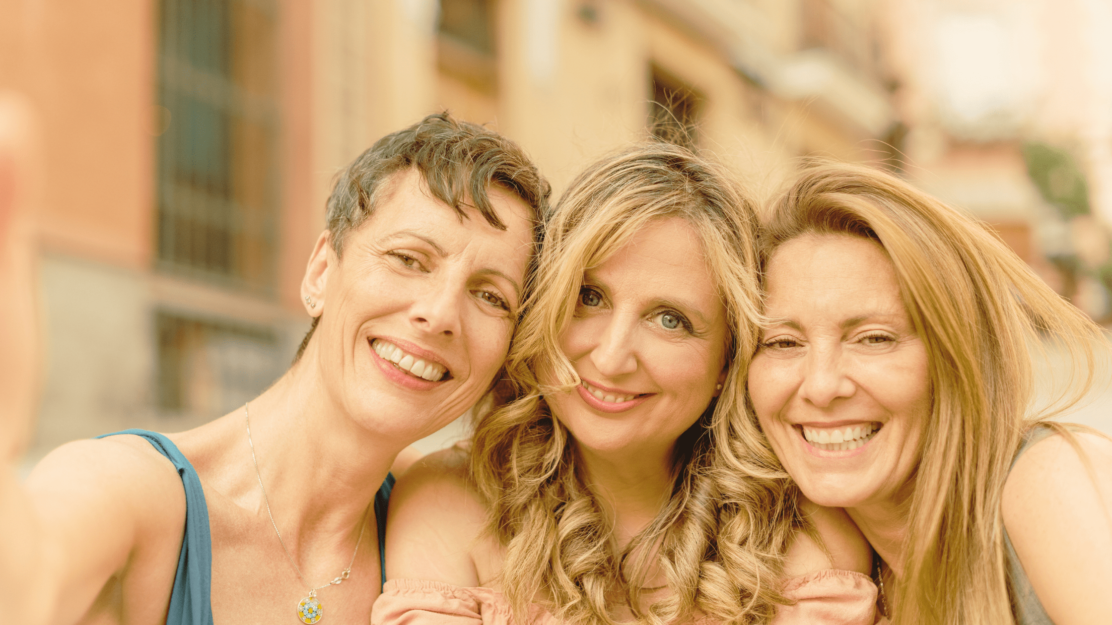 3 menopausal women menopause happy women