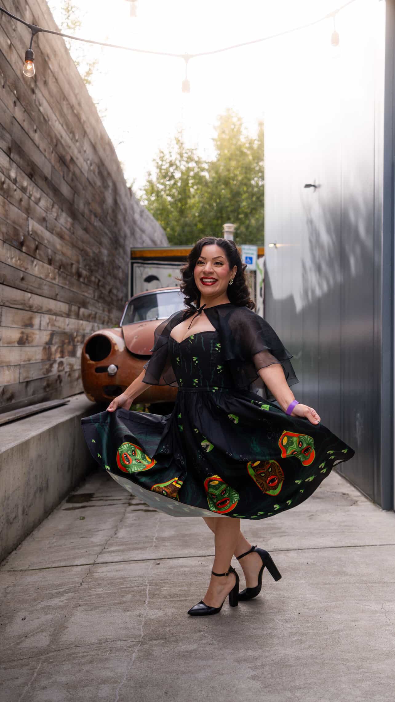 Patricia Quepons dancing — her passion outside the treatment room at New Age Medspa Anchorage