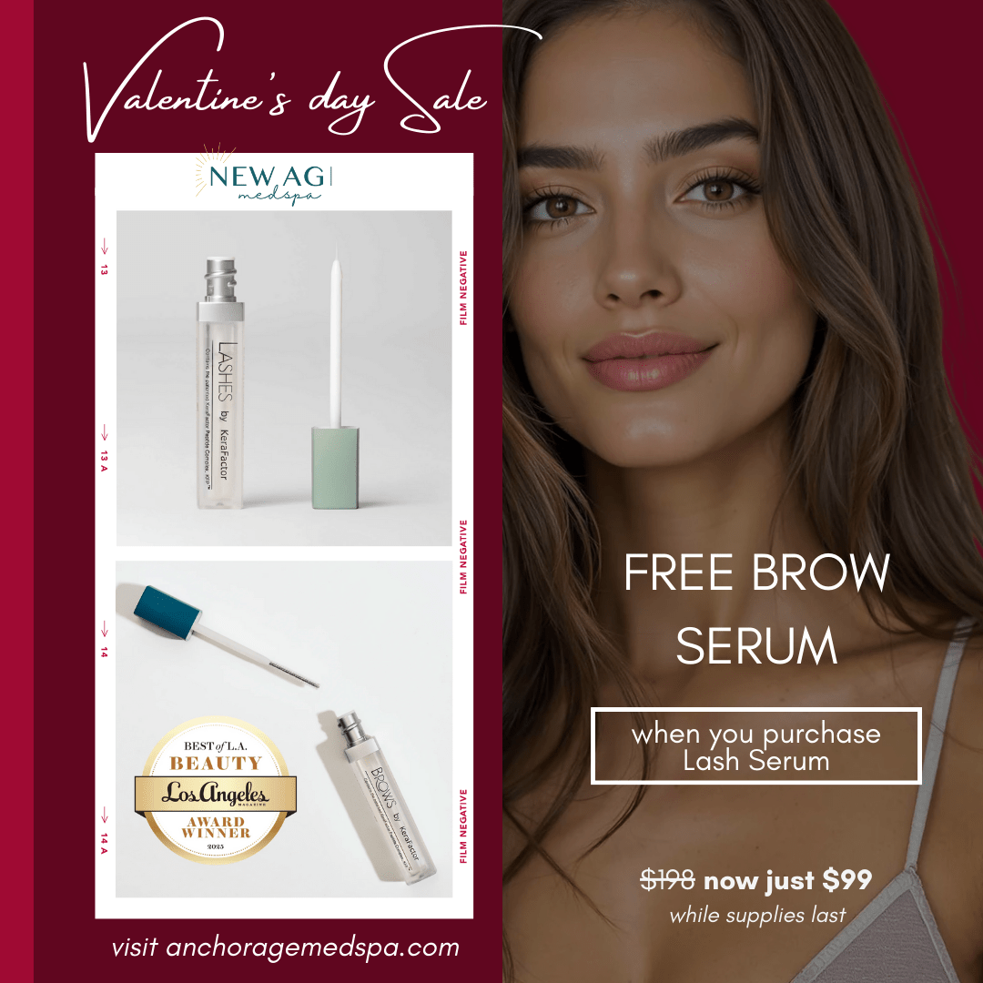 lash serum and brow serum at new age medspa in anchorage ak