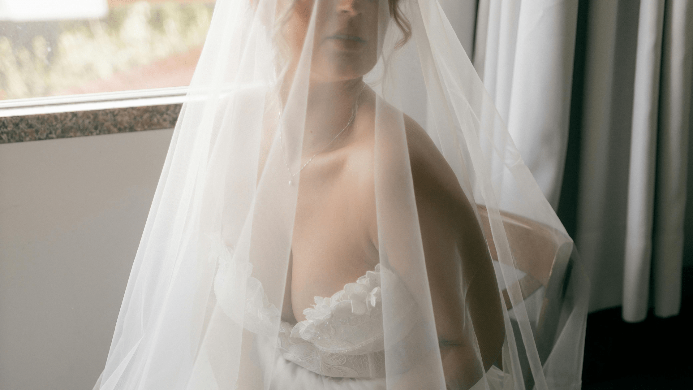 Bride with veil — bridal skin treatments at New Age Medspa Anchorage