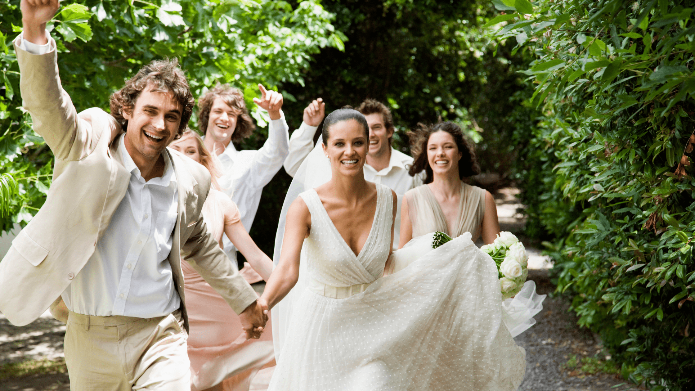 Outdoor wedding party — New Age Medspa bridal skin Anchorage AK