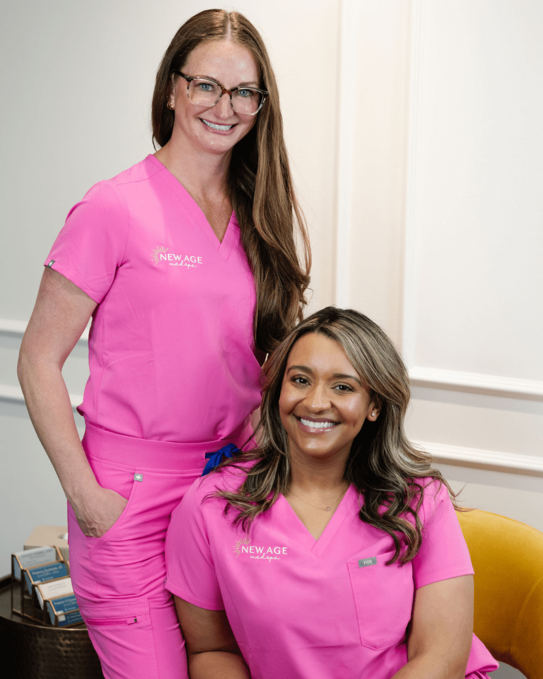 Brie Freckleton and Natasha Sherrill, injectors at New Age Medspa Anchorage