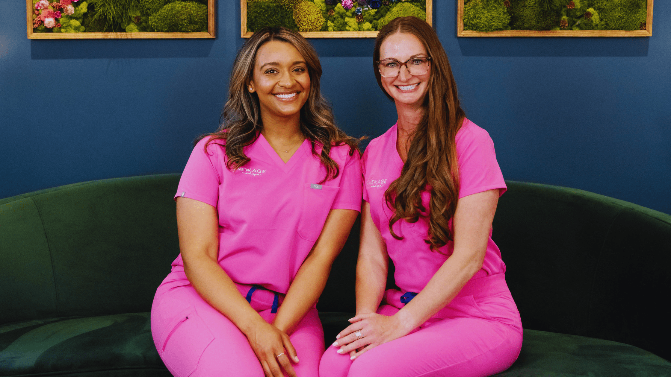 Nurse practitioner injectors Natasha Sherrill, FNP-C and Brie Freckleton, AGACNP at New Age Medspa in Anchorage
