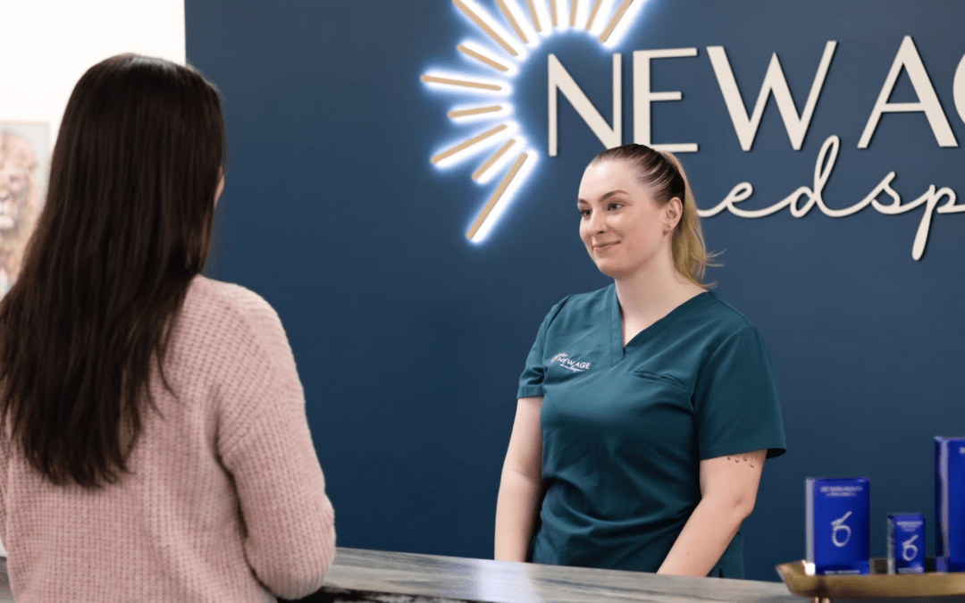 kassidy checking out someone at new age medspa in anchorage ak
